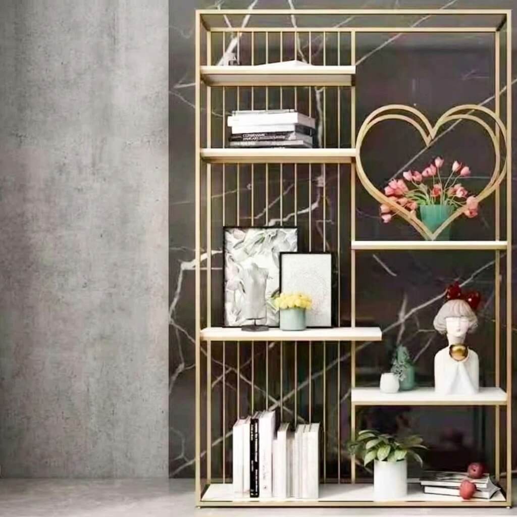 Modern Metal Bookshelf
