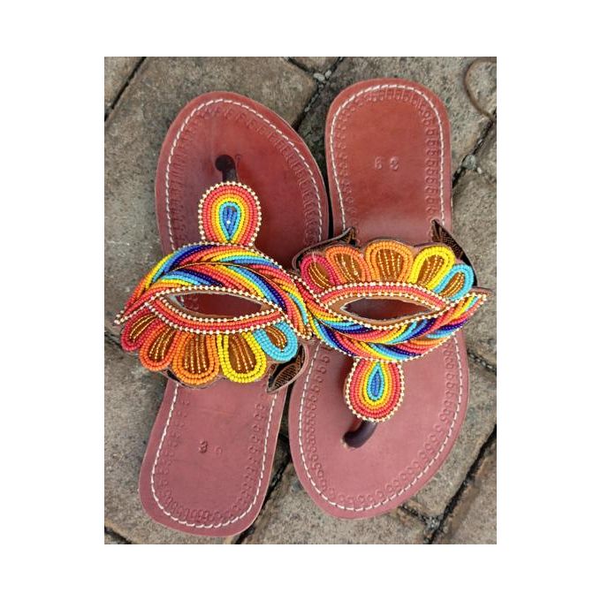 Genuine Handmade Beaded  Slippers