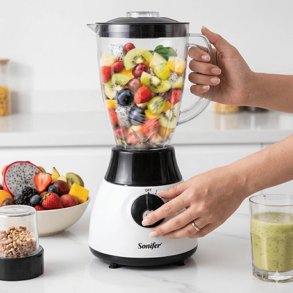 Commercial High-Performance Blender & Grinder