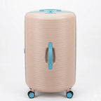Unique Barrel Shape Hard-Shell Suitcase