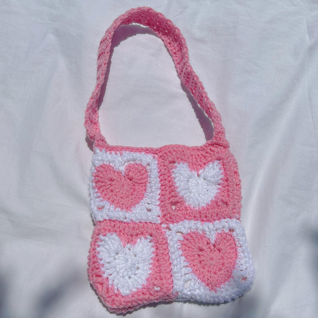 Mini Heart Granny Pouch