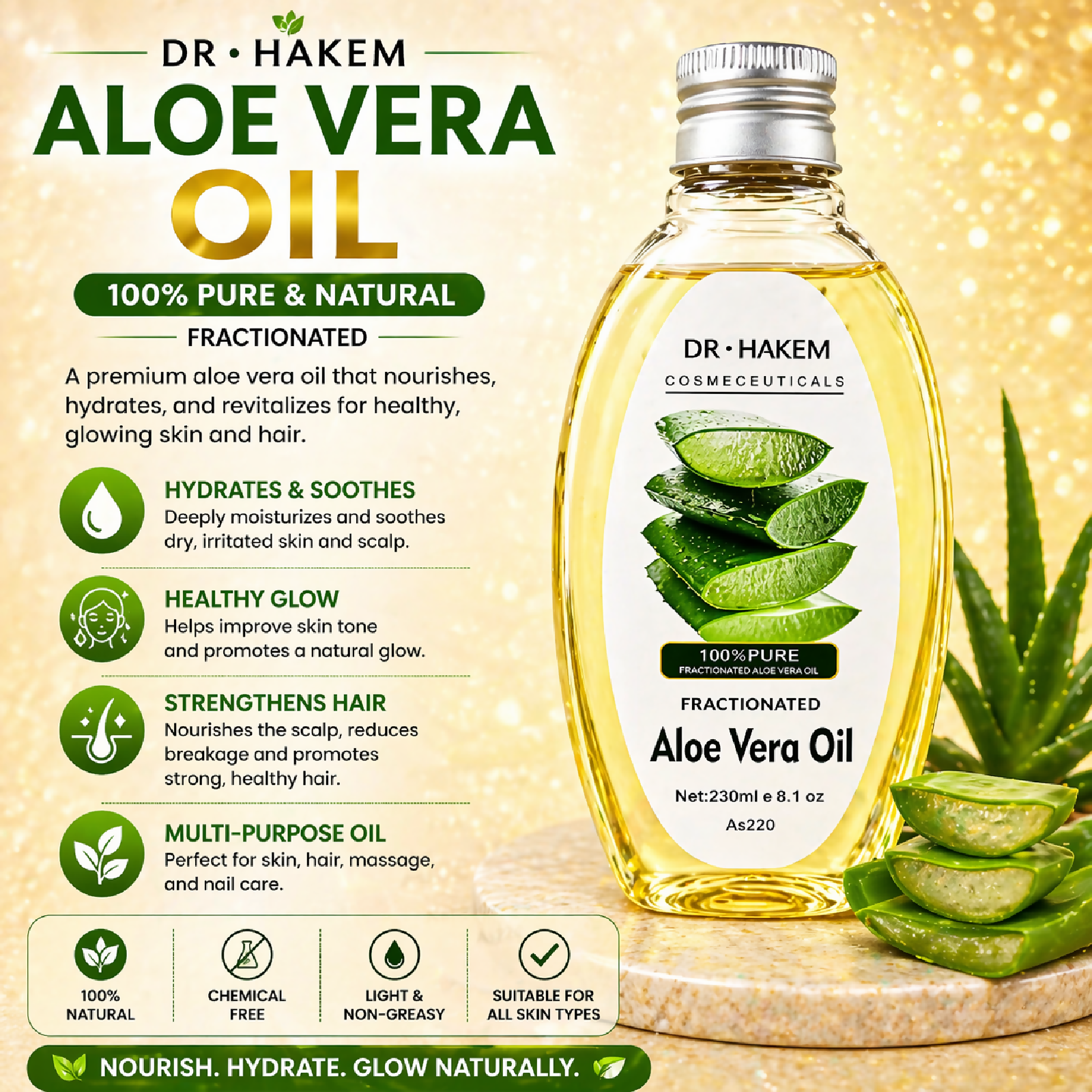 Dr. Hakem Aloe Vera Oil