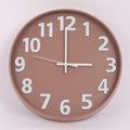 Silent brown clock