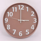 Silent brown clock