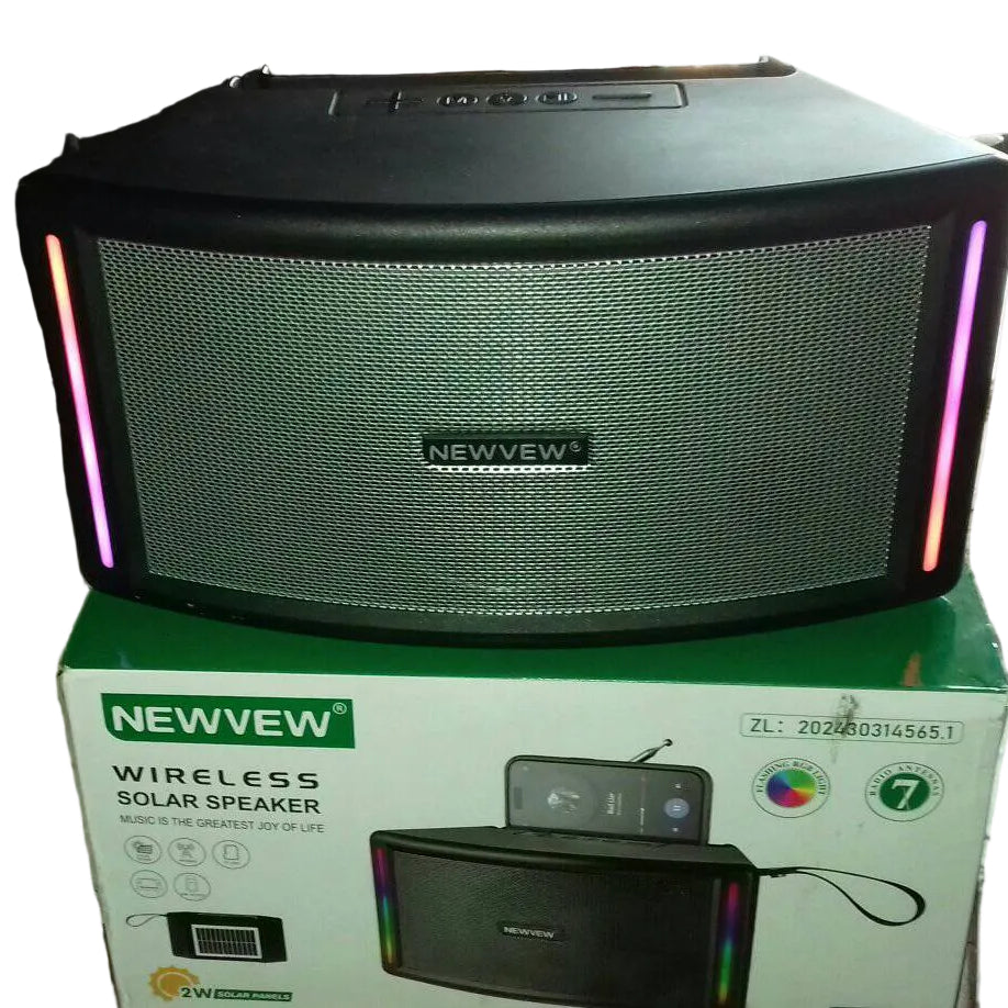 Wireless Solar-Powered Bluetooth Speaker