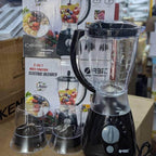 Orbic 3-in-1 multi-function electric blender with packaging in a store setting