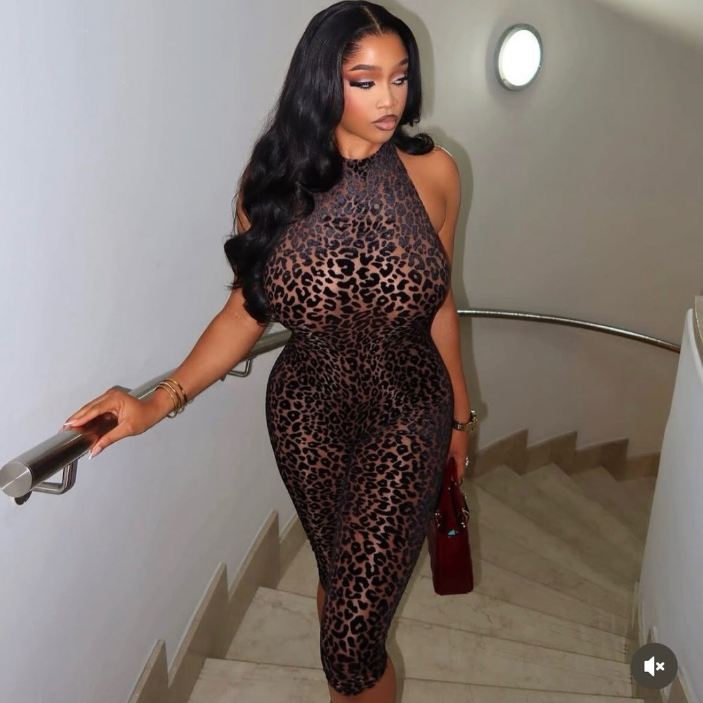 Leopard Print  Jumpsuit