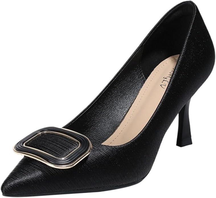 Low Heels Black Shoe