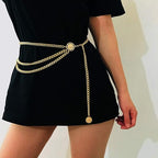 Multi-Layer Metal Waist Belt