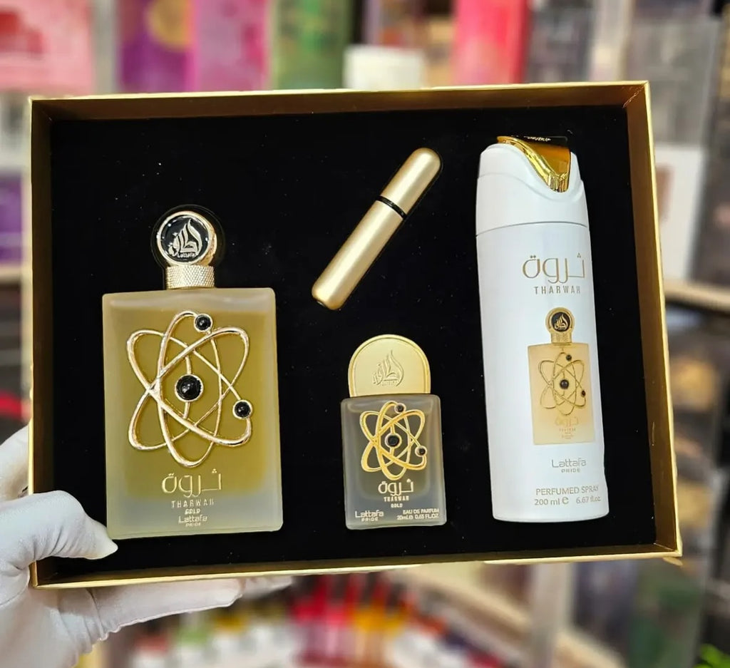Tharwah  Gift Gold Set