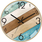 Mosaic Timber Clock