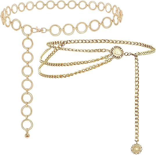 Multi-Layer Metal Waist Belt