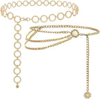Multi-Layer Metal Waist Belt
