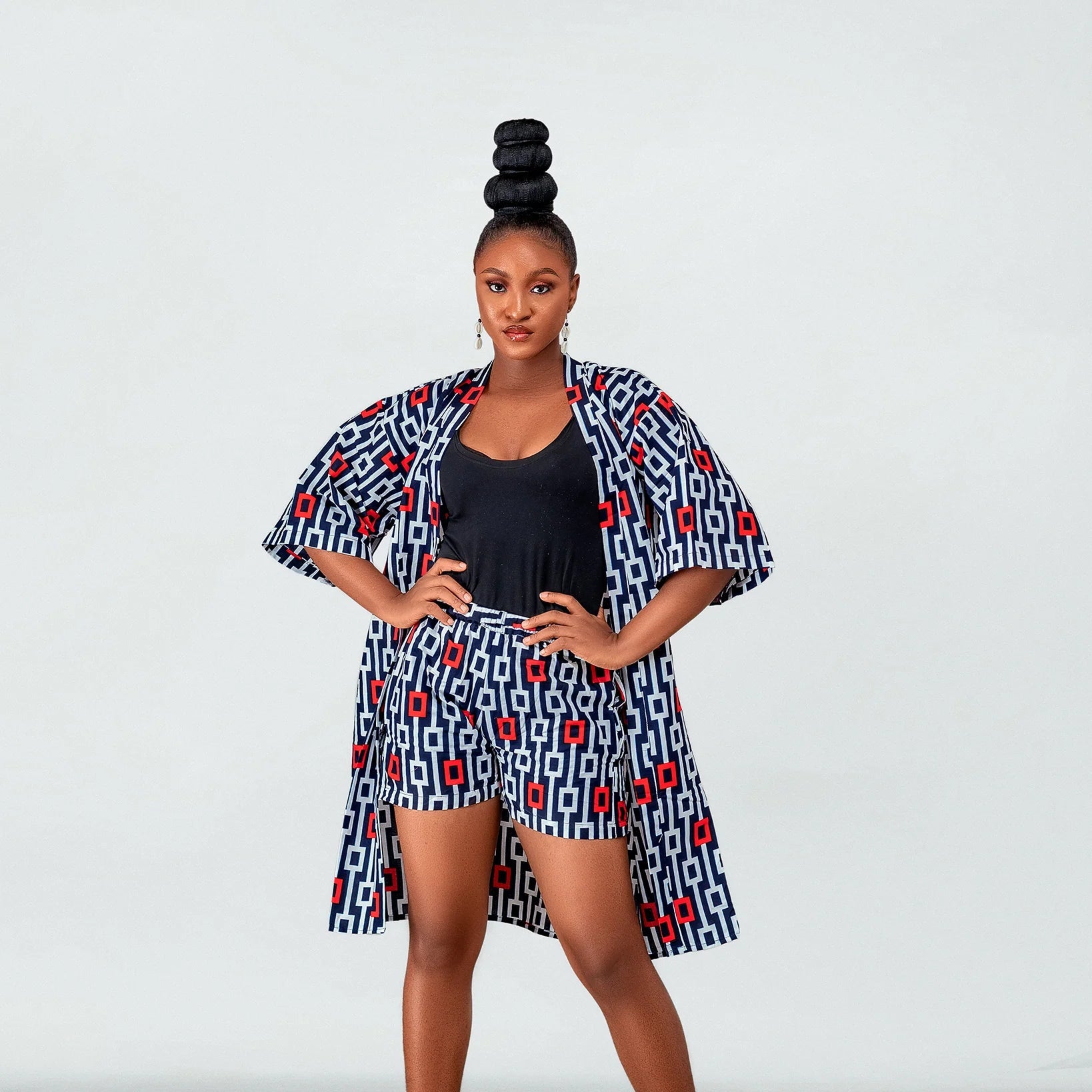 Ankara Shorts Suit