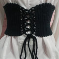 Lace-Up Indigo Corset