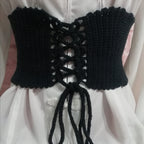 Lace-Up Indigo Corset