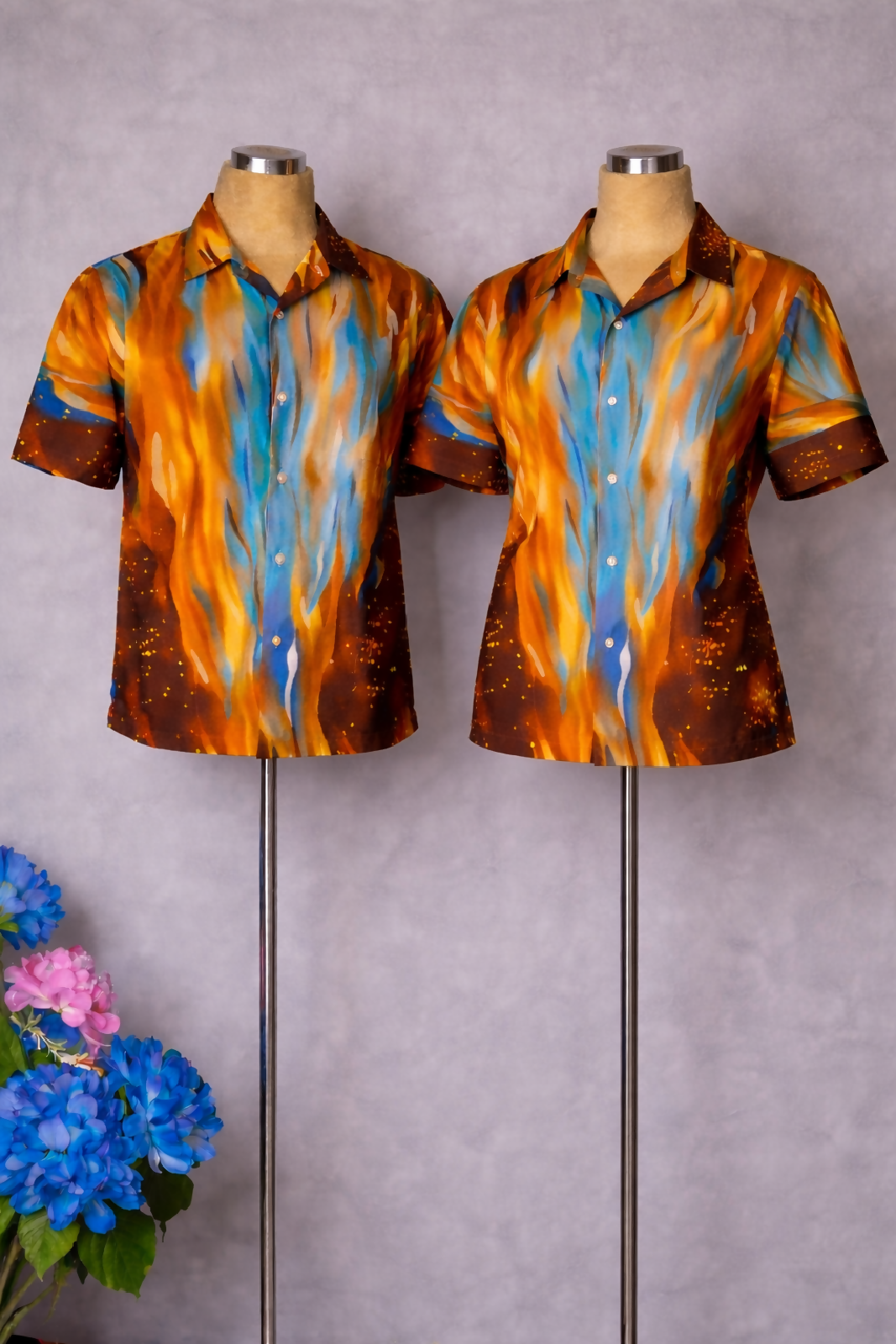 Vintage crepe shirt