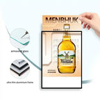 Billboard illuminated led display Menu price list slim advertising movie poster light box