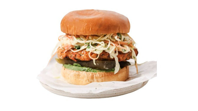 Chicken Burger plate
