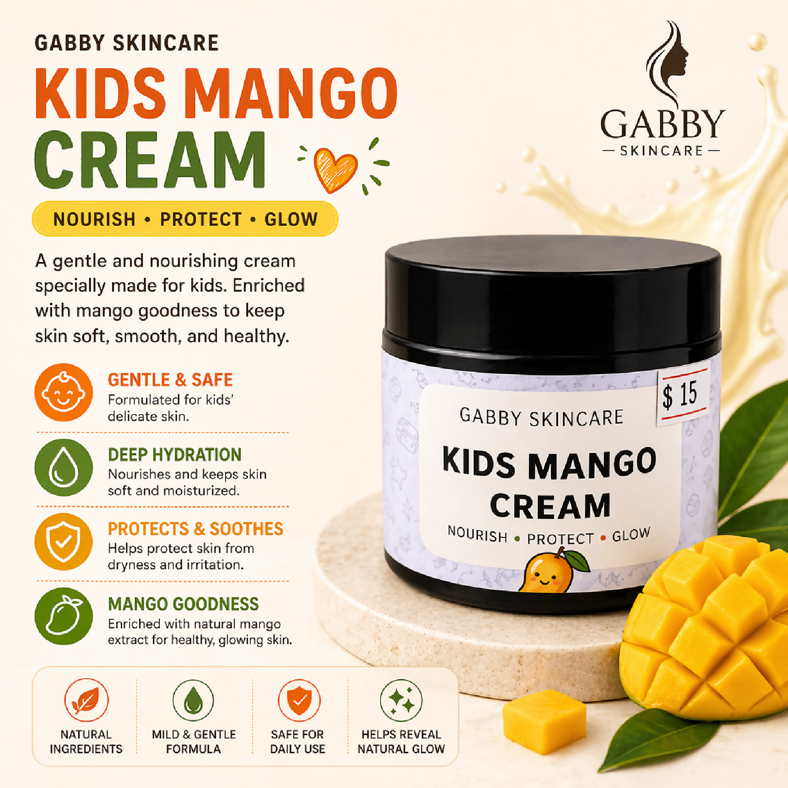 Kids Mango Cream