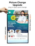 Billboard illuminated led display Menu price list slim advertising movie poster light box