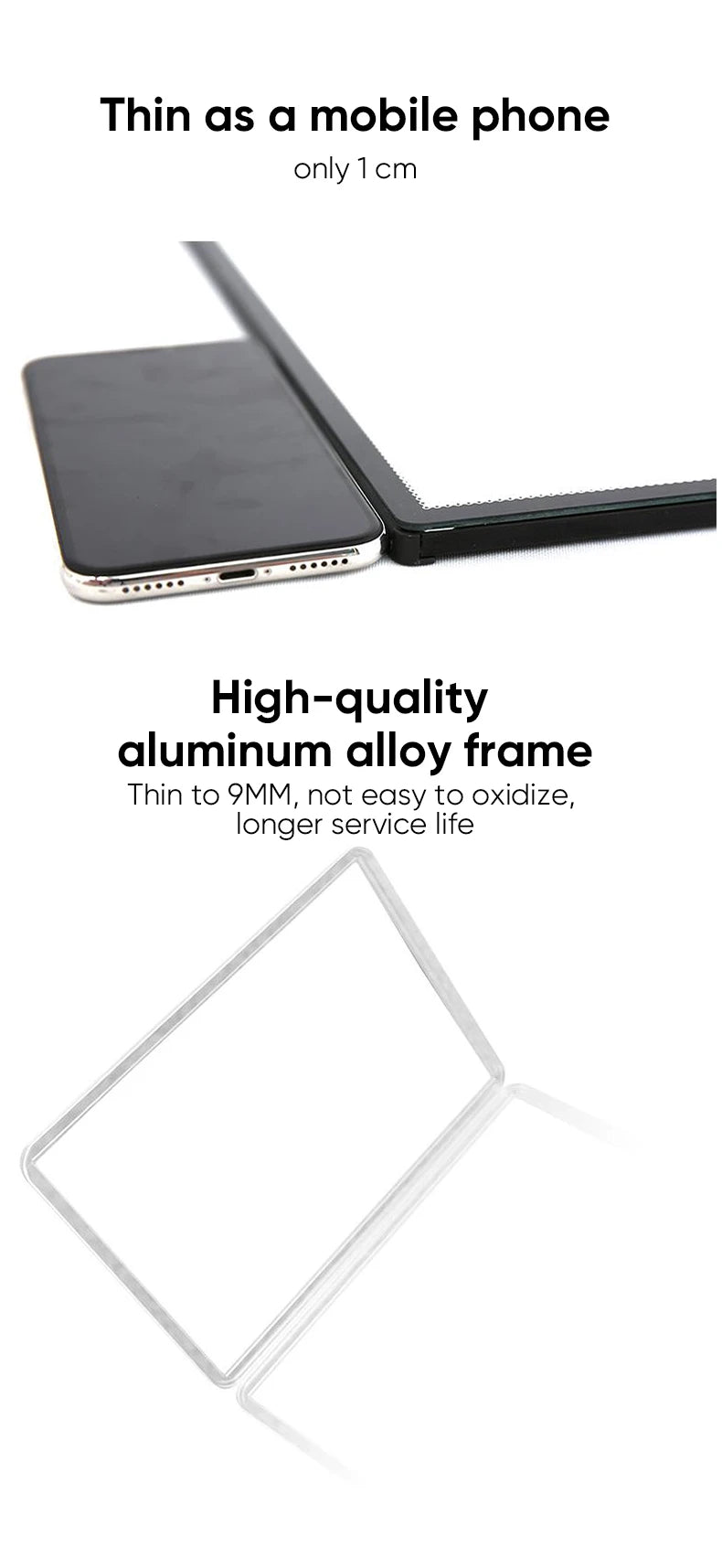 Billboard illuminated led display Menu price list slim advertising movie poster light box