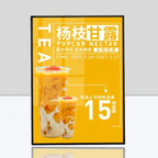 Billboard illuminated led display Menu price list slim advertising movie poster light box