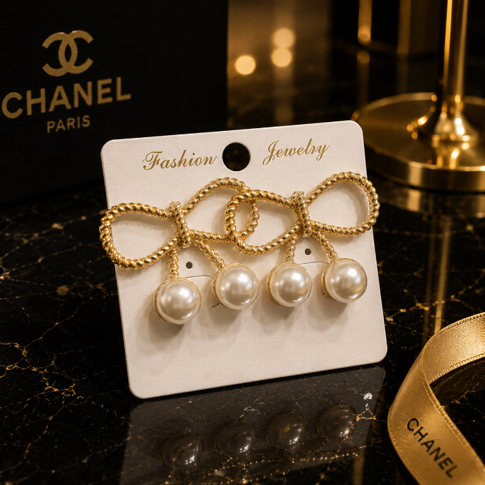 Elegant Bow Earrings