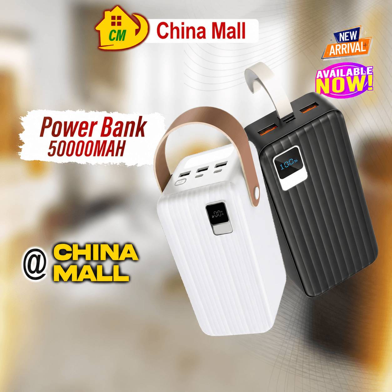 Portable Power Bank50000mAh