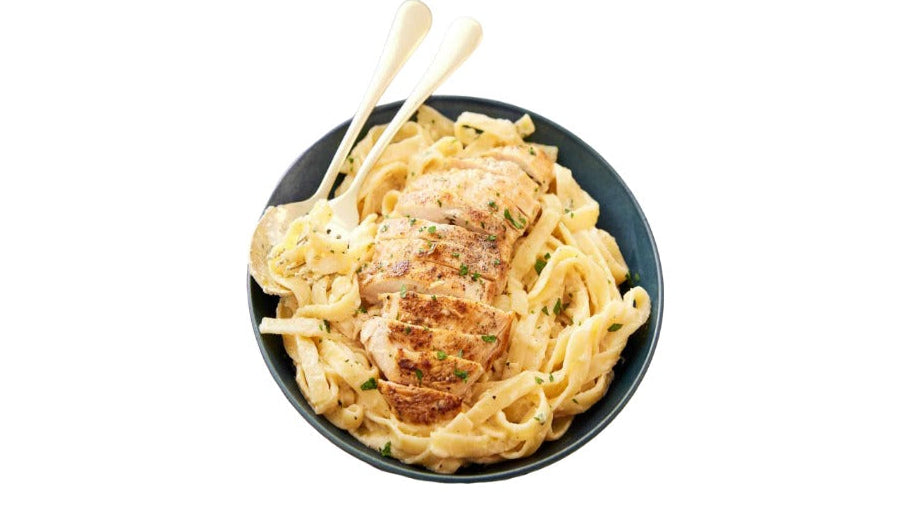 Chicken Breast Alfredo Plate
