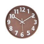 Silent brown clock