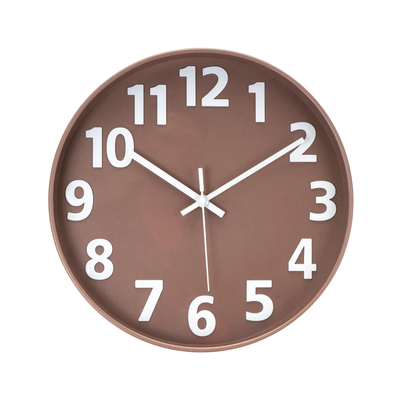 Silent brown clock