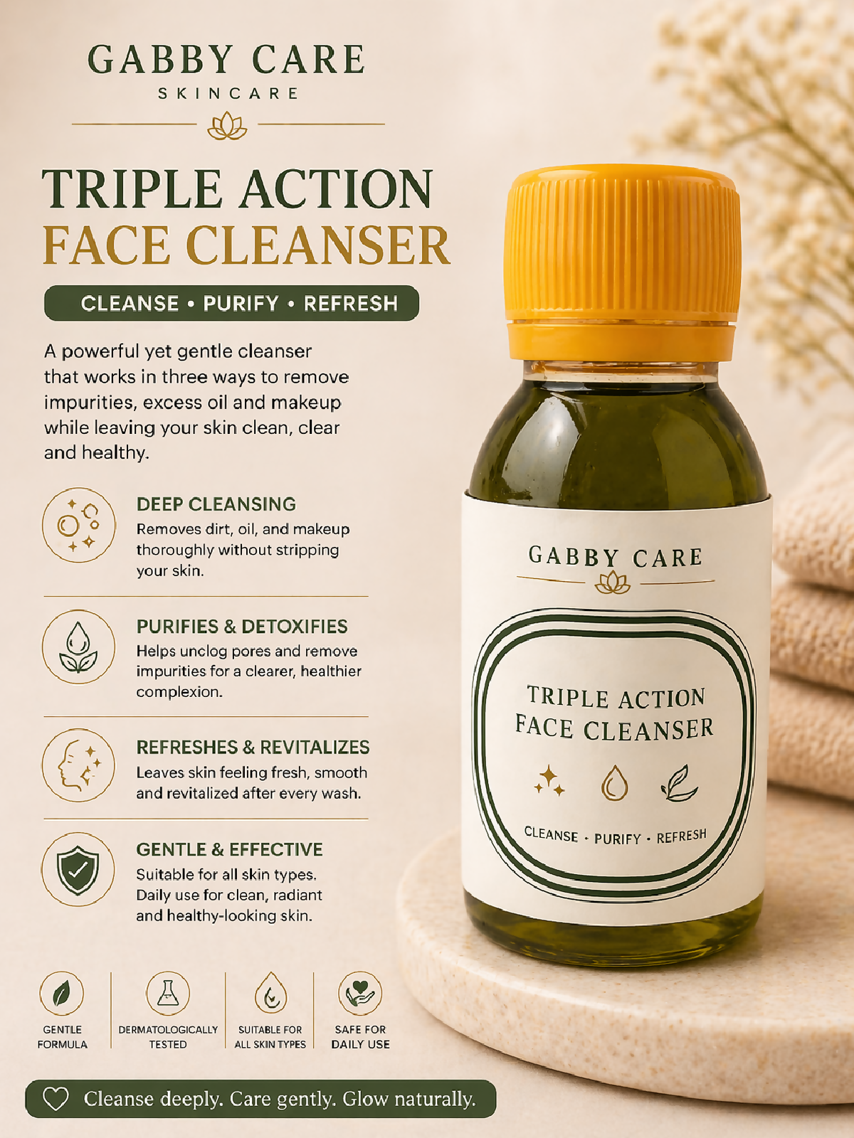 Triple Action Face Cleanser
