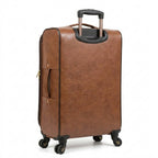 Vintage Trolley Leather Suitcase