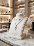 G" Necklace & Earrings Set