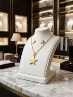Star Necklace & Stud Earrings Set