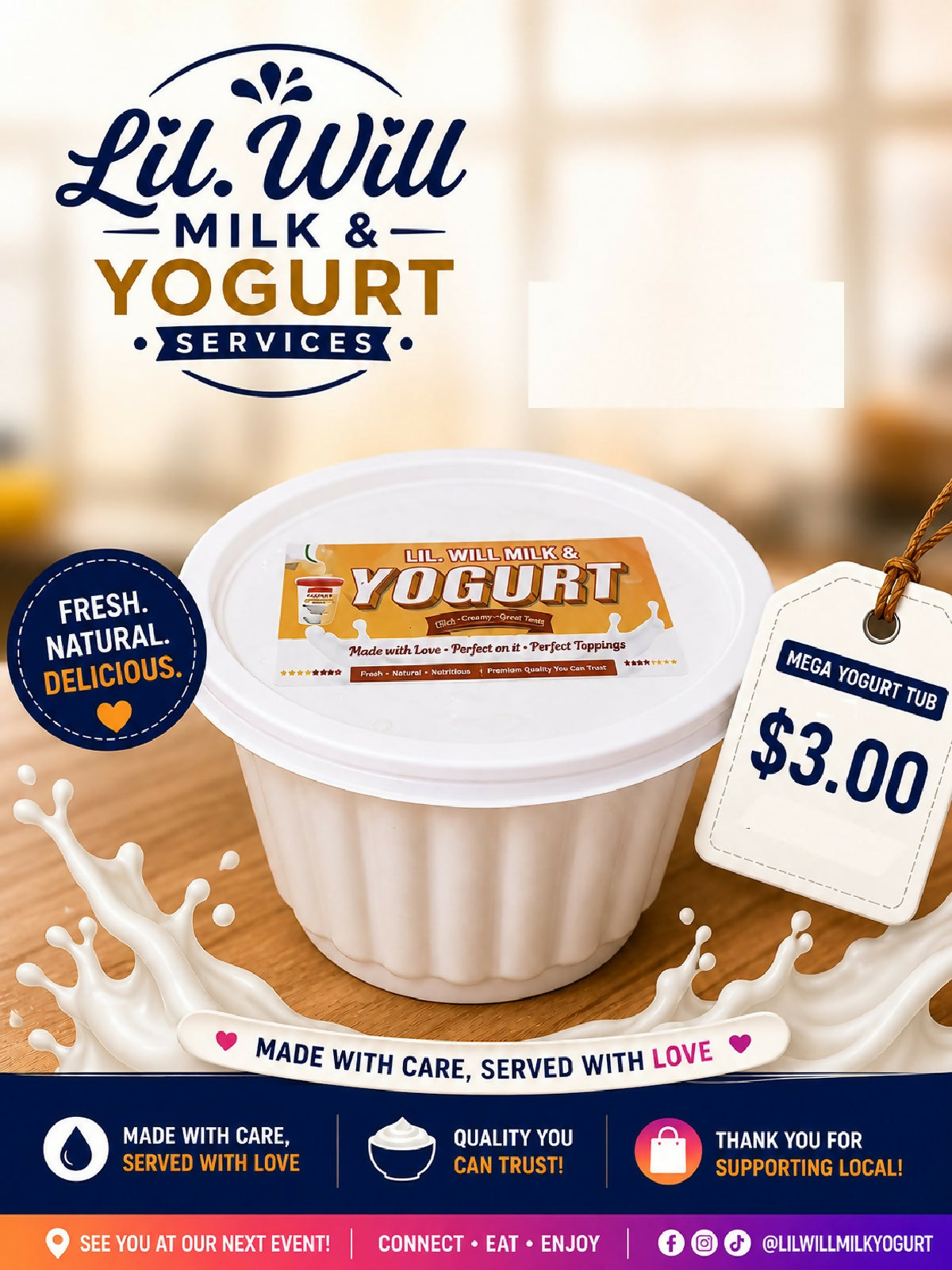 MEGA YOGURT TUB