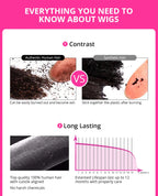 Pixie Cut 13x4 Transparent Lace Front Wigs Human Hair Wig For Women Short Straight Lace Frontal Wig 180% Daily Party Mother Gift