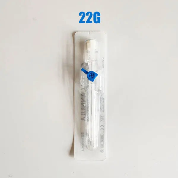 10-50pcs IV Cannula with Injection Port & Wings Sterile I V Catheters 20G 22G 24G Veterinary Equipment