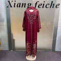 Women's Rhinestone Embroidered Abaya