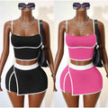 Sporty Tennis Girlie 2-Piece Skirt Set