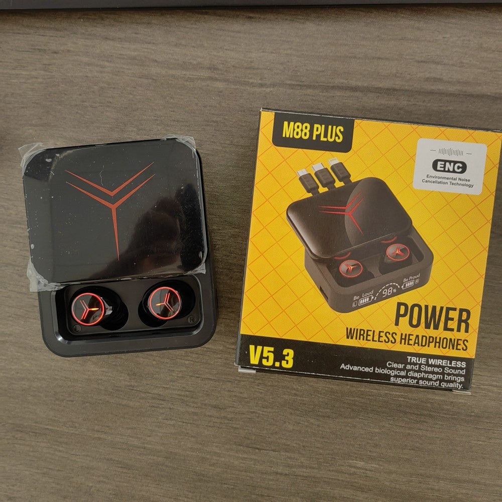 M88 Plus TWS IPX6 Waterproof Earbuds