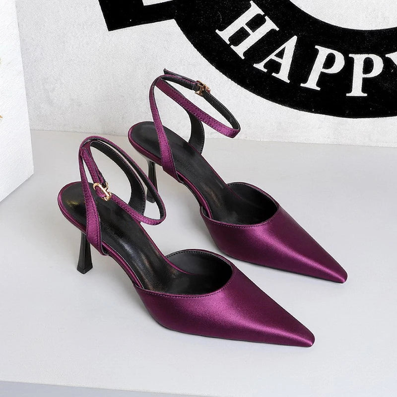 Rhinestone Thin Heels
