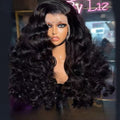 Black Curly Lace Front Wig