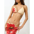 2026 Women's Floral 3-Piece Bikini Set