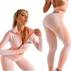 Women's 2026 3-Piece Seamless Gym Girlie Workout Set