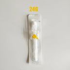 10-50pcs IV Cannula with Injection Port & Wings Sterile I V Catheters 20G 22G 24G Veterinary Equipment