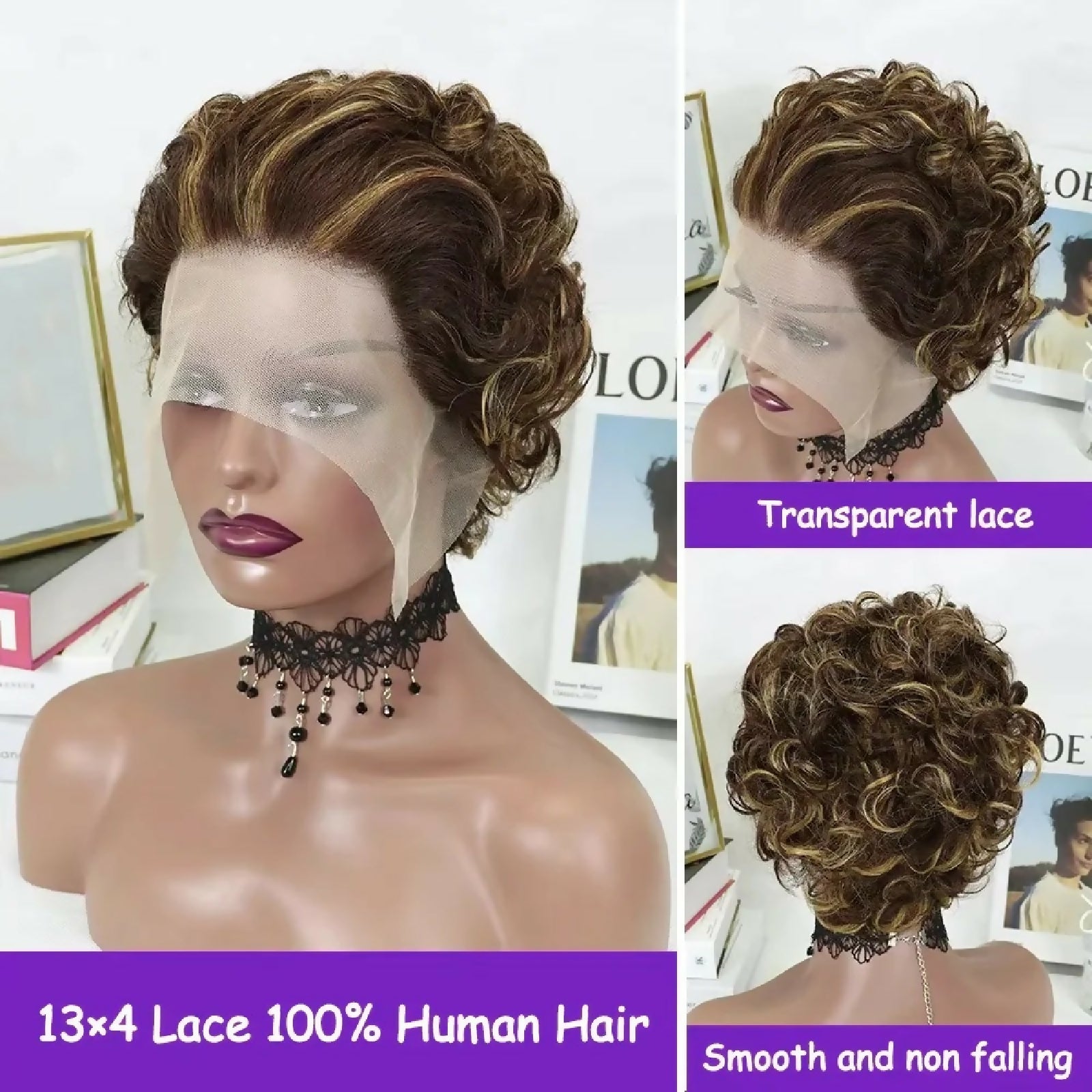 Deep Wave Bob Wig