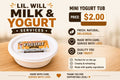 MINI YOGURT TUB
