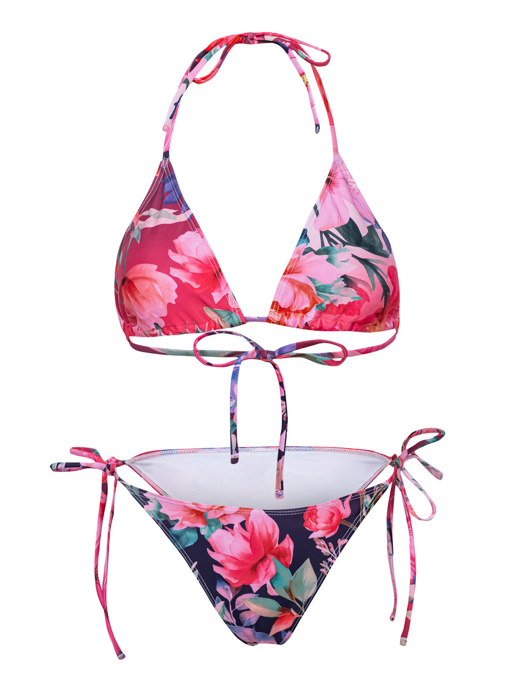 Flower Print Bikini Set